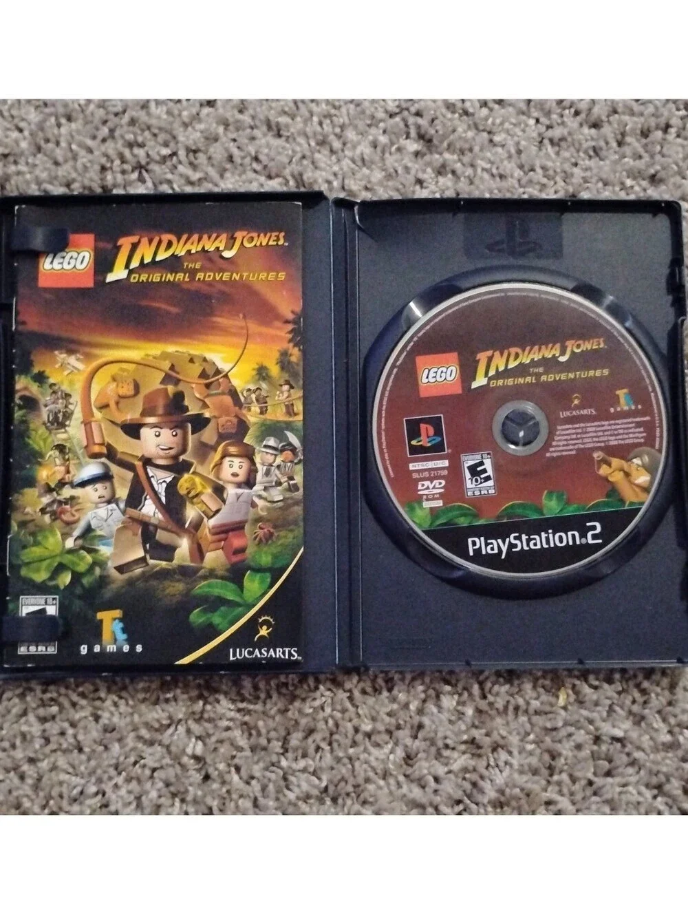 LEGO Indiana Jones: The Original Adventures (Sony PlayStation 2, CIB Complete)